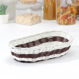 Корзинка для подачи Доляна «Овал. Шоко», 24.5×14×6 см