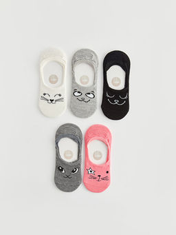 Desenli K?z ?ocuk Babet ?orap 5li