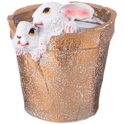 КАШПОЗАЙЧИКИ В ЗОЛОТОМ ВЕДРЕ 19*22*23СМ - Lefard фото 3