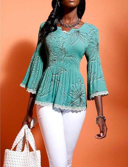 Блузка, шалфей