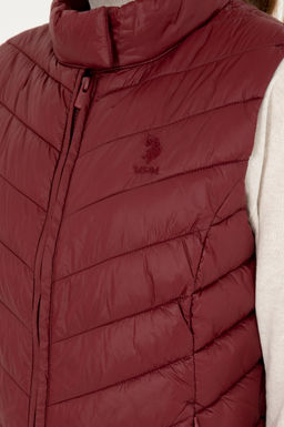 Женский бордовый жилет Неожиданная скидка в корзине - U.s. polo assn фото 7