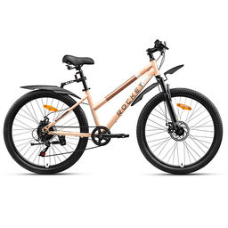 Велосипед 26" Rocket Vela 2.0, цвет бежевый, размер 15"