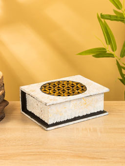 Шкатулка «Цветы», 19×15×7 см, МДФ