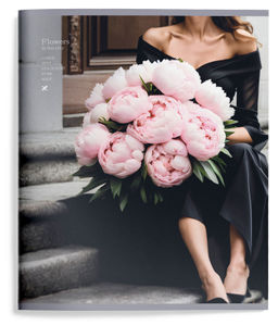 Тетрадь 48 л. А5 клетка, на скрепке, офсет LOREX FLOWERS IN THE CITY мелованный картон, двойная обложка, запечатка форзаца, soft touch - Buro фото 3