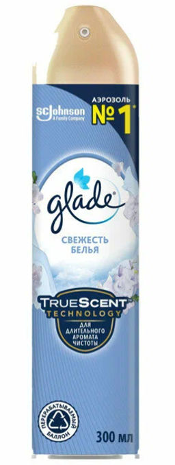 ГЛЕЙД освежитель-аэрозоль 300мл Свежесть белья