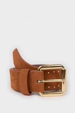 Kad?n Kare Toka Suni Deri Gunluk Kemer