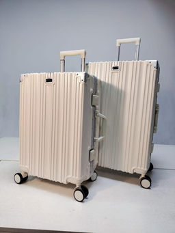 Набор из 2-х чемоданов, композит, алюминий, MIRONPAN 32416 Черный  фото 2