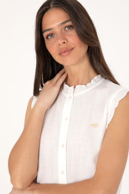 Kad_n Beyaz K_sa Kollu G_mlek Sepette S_rpriz _ndirim - U.s. polo assn фото 2