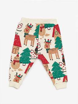 Beli Lastikli Y?lba?? Temal? Erkek Bebek E?ofman Alt - Waikiki фото 2