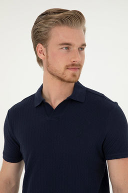 Мужская темно-синяя футболка - U.s. polo assn фото 2