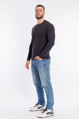 Лонгслив М123056а Антрацит - Елена фото 3