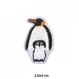 Термоаппликации вышитые арт.TBY.2204 Пингвины 2,6х4см, уп.10шт