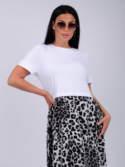 Платье Виттория, вискоза/кулирка До 60 размера - Малина фото 121