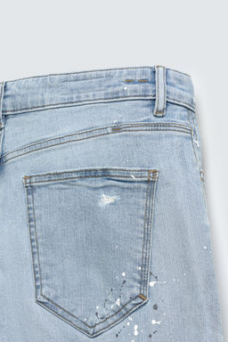 RIPPED SKINNY FIT JEANS - Zara фото 10
