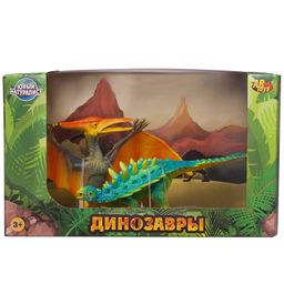 Игровой набор ABtoys Юный натуралист Динозавры: Кентозавр против Птеродактиля  фото 5