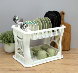 Сушилка для посуды 2-х ярусная арт.М1175