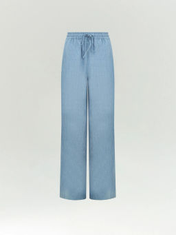 Брюки на резинке изо льна, D355/normandie - Emka фото 5