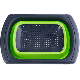 31488-1 Дуршлаг с выдвиж. ручками, ЗЕЛЕН.MB (х12) - Mayer&boch фото 3