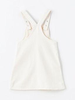 Kare Yaka Basic Ask?l? K?z Bebek Salopet Elbise - Waikiki фото 3