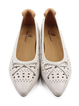 06-7388-66R GRAY/BEIGE Туфли летние женские "Лодочки" (натуральная кожа)