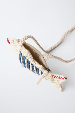 BANDOLERA PEZ CROCHET / Azul - Zara фото 4