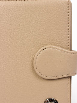 LACCOMA обложка для авто документов LA-3090-бежевый натуральная кожа