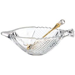 ИКОРНИЦА С ЛОЖКОЙ РЫБА 110 МЛ. 17*7 СМ. ВЫСОТА=5,5 СМ. КОЛЛЕКЦИЯ MUZA