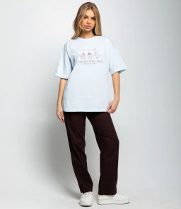 Футболка #КТ8802 (8), светло-голубой