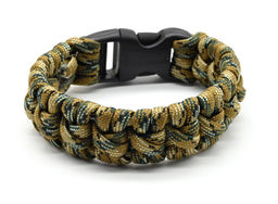 Мужской браслет из паракорда 18-19см, цв.оливковый