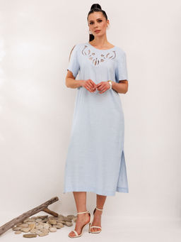 Платье Galean Style 1011 голубой