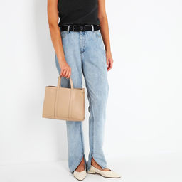 Сумка-тоут на молнии, цвет бежевый - Simaland фото 10