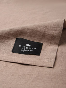 Дорожка на стол «Этель» Woody 40×135±3 см, лён 100%, плотность 190 г/м², бежевая