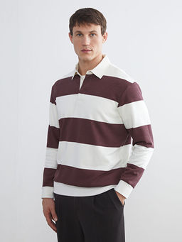Polo Yaka Erkek Sweatshirt
