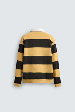 RUGBY SHIRT WITH CONTRAST COLLAR - Zara фото 8