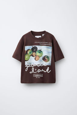 T-SHIRT WITH CHECK PRINT