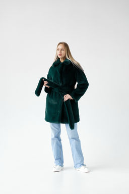 Шубка утеплённая 25005 (белый) - Kankan фото 7