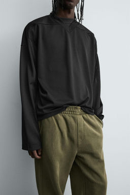 OPEN-TEXTURED T-SHIRT - Zara фото 5