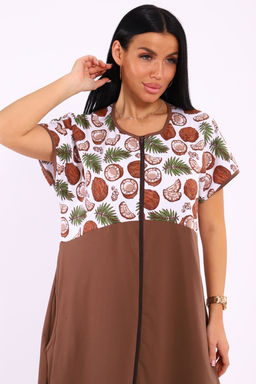 Халат на молнии Кокос