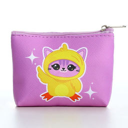 Цена за 4 шт. Кошелёк детский для девочки «Милые зверята», МИКС