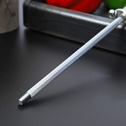 Мусат Доляна «Металлик», 29 см, круглое сечение, серебристый