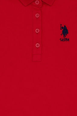 K_z _ocuk K_rm_z_ _rme Elbise Sepette S_rpriz _ndirim - U.s. polo assn фото 8