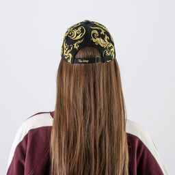 Кепка The KING, рр56см, чёрная - Overhat фото 9