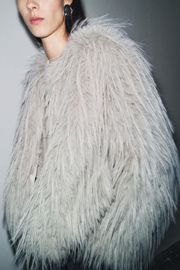 ZW COLLECTION FAUX FUR COAT
