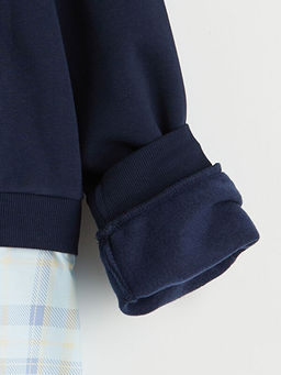 G?mlek G?r?n?ml? K?z ?ocuk Kal?n Sweatshirt