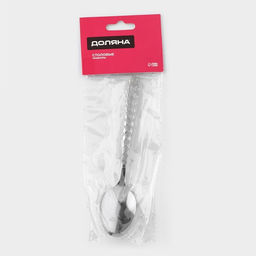 Набор ложек чайных Доляна «Ромб», длина 15 см, 6 шт., нержавеющая сталь, серебристый