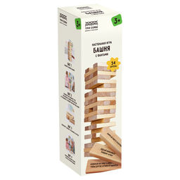 Игра "Башня с фантами" 54 бруска с фантами, уголок для сборки, в коробке (НИ_65731) "ТРИ СОВЫ"