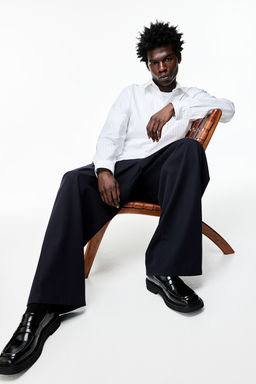 Camisa de popelina Regular Fit - H&m фото 5