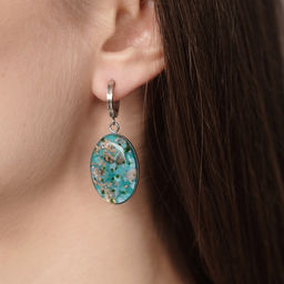 Серьги из муранского стекла