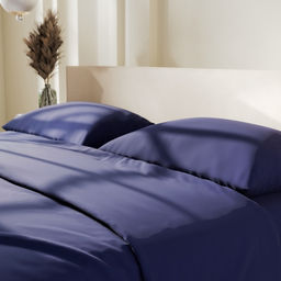 Постельное бельё Этель 2 сп Синяя пыль 175215, 200220, 7070-2 шт, поплин 125 г/м  фото 5