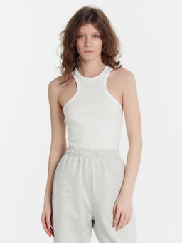 Топ женский в белом цвете белый 112965 - Mark formelle фото 2